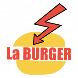 La Burger logo.